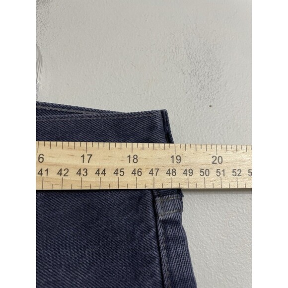 LEVI'S Mens 501 Straight Jeans Button Fly Tag Says 42x32 Measure 38x30 - Picture 4 of 9